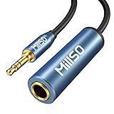 MillSO Klinke Adapter 3,5mm Klinkenstecker auf 6,35mm Klinken Buchse TRS 1/4 zu 1/8 Stereo...