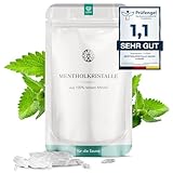 LoWell® 50g Mentholkristalle aus 100% reiner Minze - Ideal als Sauna Aufgussmittel für...