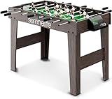 Serenelife Tischkicker Kinder & Erwachsene – Kickertisch mit gewichteten...