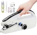 Handnähmaschine, Mini-Handnähmaschine für Anfänger, tragbare Nähmaschine mit zwei...
