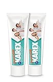 Junior KAREX Zahnpasta Gel- 2 x 65 ml – Kariesschutz für Kinder ab 6 Jahren mit BioHAP...