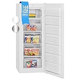 Bomann® Gefrierschrank | Tiefkühlschrank | Freezer | Nutzinhalt 168 Liter | wechselbarer...