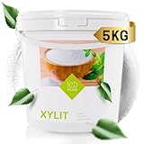 Premium Xylit Zucker 5 kg - 100% Birkenzucker Xylit - Xylit Zuckerersatz aus Birkenzucker,...