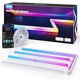 Govee RGBIC LED Strip mit Profil, 5M Glide LED Streifen Kompatibel mit Alexa &...