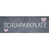Akzente Schuhparkplatz Fußmatte 035 x 100 cm Fußabtreter Schmutzfangmatte schmal lang...