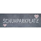 Akzente Schuhparkplatz Fußmatte 035 x 100 cm Fußabtreter Schmutzfangmatte schmal lang...