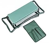 Garten-Kniebank und Sitz mit kostenlosen Werkzeugtaschen, 2-in-1-Gartenbank,...