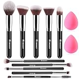 BEAKEY Pinselset Makeup Professionelles Foundation Make up Pinsel Set Premium Puderpinsel...