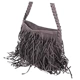 COLLBATH 1stk Quaste Handtasche Damen Umhängetaschen Boho-tasche Geldbeutel Quaste Kleine...