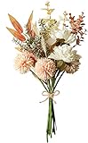 YELIKIT Kunstblumen Künstliche Pflanzen Blumen Deko Hortensien Seide Blumenarrangements...