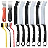 Qcdou Spaltreinigungsbürste, 11 PCS Fugenbürste mit harten Borsten,...