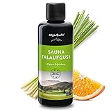 AllgäuQuelle® Saunaaufguss mit 100% BIO-Öle Erfrischung Lemongrass Orange Bergamotte...