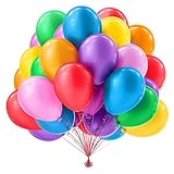 Luftballons Bunt 50 Stück,10 Farben 25cm, Bunte Luftballon Girlande Luftballons...