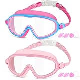 COOLOO Schwimmbrille Kinder, 2 Stück Taucherbrille Kinder 4-14...