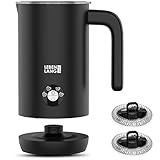 Milchaufschäumer Elektrisch - 100% BPA-Frei & 4 Modi inkl. Ersatz Schneebesen I 240ml...