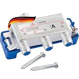 SCHWAIGER 9499 SAT-Verteiler 3-Fach digital BK-Verteiler 3-Wege-Verteiler SAT-Splitter...