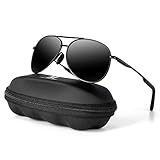 MXNXEU Sonnenbrille Herren Fahrerbrille Polarisiert Schwarz Polarisierte Sonnenbrille...