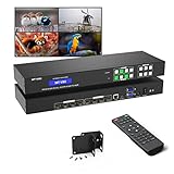 MT-VIKI HDMI Matrix Switch 4 in 4 Out unterstützt Web Control 3.5mm Stereo...