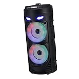 Homoyoyo Kabelloser Funk Lautsprecher mit Stereo Surround Sound Tiefem Bass und...