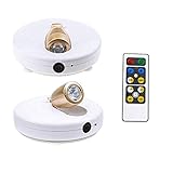 HONWELL Spot Lampe LED Wireless Deckenstrahler mit Fernbedienung Puck Licht Leselampe AA...