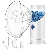 Inhalationsgerät Tragbar Vernebler Set, Geräuscharmes Inhalator Vernebler mit...