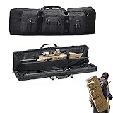 XVBVS Doppelter Gewehrkoffer, Taktische Langwaffentasche Pistolen-Airsoft-Koffer...