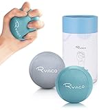 Ryaco Anti-Stress-Ball für die Hand, 2 Stück, zum Stressabbau, für die Finger, Grau und...