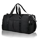 DAYGOS Sporttasche Herren, Reisetasche mit Schuhfach & Nassfach, Wasserdicht 40L...