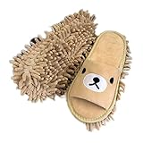 Floor Cleaner Shoe Mop Mop Slippers For Floor Cleaning Cartoon Mikrofaser Hausschuhe Lazy...