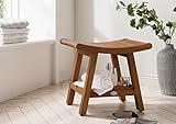 Destiny Badhocker SPA & Living Japan Style mit Ablagefach 52x35x45 cm Teak