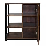 MIADOMODO® Vintage Sideboard - 3 offenen Ablagen, 72x32x80cm, Industrie-Design,...