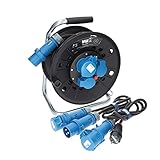 KALLE DAS KABEL CEE-Campingkabeltrommel Kabeltrommel KTG Campingkabel Wohnmobil-Kabel...