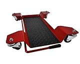 2EXTREME Rangierhilfe Rollwagen für Motorrad bis 350kg Rangierwagen Rollbrett...