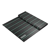 GardenMate 2mx10m Unkrautgewebe wasserdurchlässig gegen Unkraut, Unkrautvlies...