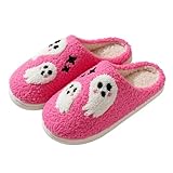 Damen Und Herren Pantoffeln Kuschel PlüSch Hausschuhe Winter Warm Badeschuhe Flauschige...