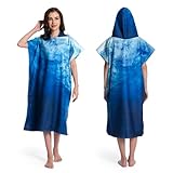 MOKANI Badeponcho Damen & Herren, Ultraleicht Und Schnelltrocknend, Microfiber...