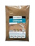 Terrabest Lehmpulver - braun 2,5kg zum mischen von Terrariensand Naturlehm