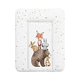 Ceba Baby® weiche Wickelauflage 50x70 cm - Baby Wickelunterlage - Wickeltischauflage für...