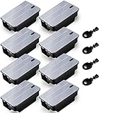 8 x Köderstation Ratte I Kinder- und Haustiersicher I Effektive Köderbox...