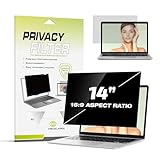 Fluflyer 14 Zoll Laptop Blickschutzfolie 16:9, Anti-Blaulicht, Blendfrei,...