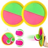 YOUYIKE Outdoor Klettballspiel für Kinder, 2 Paddel und 2 Bälle, Spaß im...