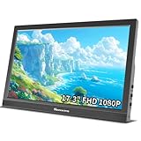 Showscren Tragbar Monitor 17,3Zoll, 1920 x 1080P 60 Hz 99% sRGB,HDMI USB-C Portable...