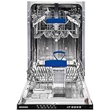 Oranier Einbau Spülmaschine 45 cm - vollintegrierbarer Spülautomat mit FloorLight - 6...