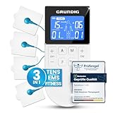 GRUNDIG Tens Gerät Schmerztherapie Reizstromgerät - Zertifiziertes Reizstrom...