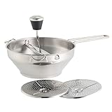 axentia 124152 Passiermühle aus Edelstahl inkl 3 Sieb-Einsätze-Passiersieb...