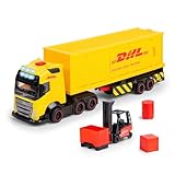 Dickie Toys - Volvo DHL Truck FH16 (35 cm) - Post- & Paket-Transporter für Kinder ab 3...