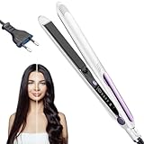 2 in 1 Glätteisen Locken und Glätten, 2025 Neu Haarglätter Lockenstab, 26mm Mini Dual...