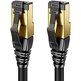 deleyCON 5m CAT8.1 LAN Kabel Patchkabel Netzwerkkabel - RJ45 LAN DSL Kabel Kupfer S/FTP...