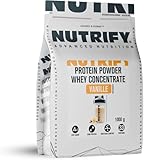 NUTRIFY Whey Proteinpulver 10 x 1kg Vanille - Protein Shake für Kraftsport und Fitness -...