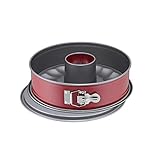 Original Kaiser Classic Plus Springform 28 cm rund mit Flach- und Rohrboden, 2...